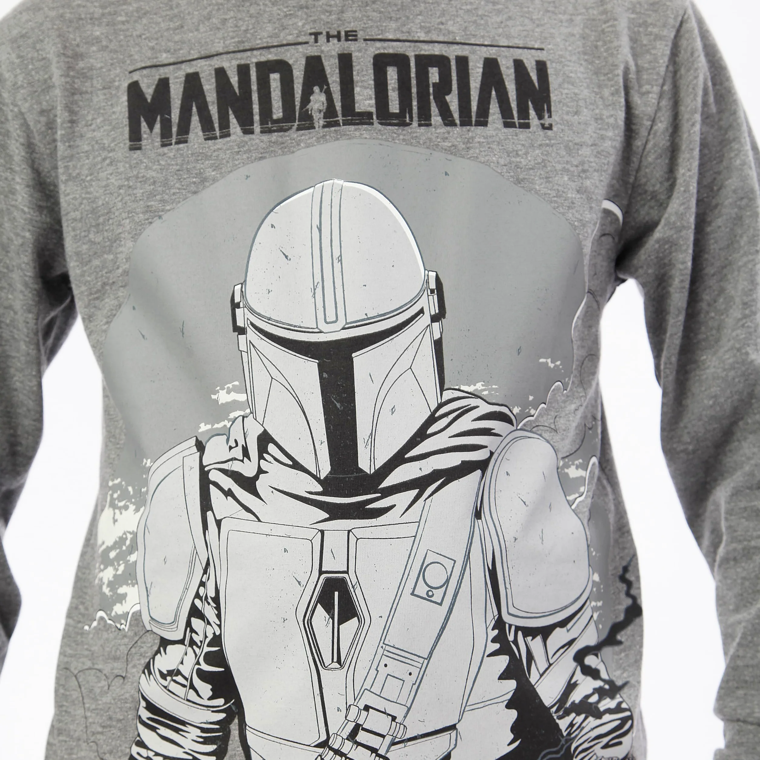 Piżamy Star Wars dla Chłopców | Długi Komplet Piżam The Mandalorian dla Dzieci | Krótkie Bawełniane Piżamy dla Chłopców