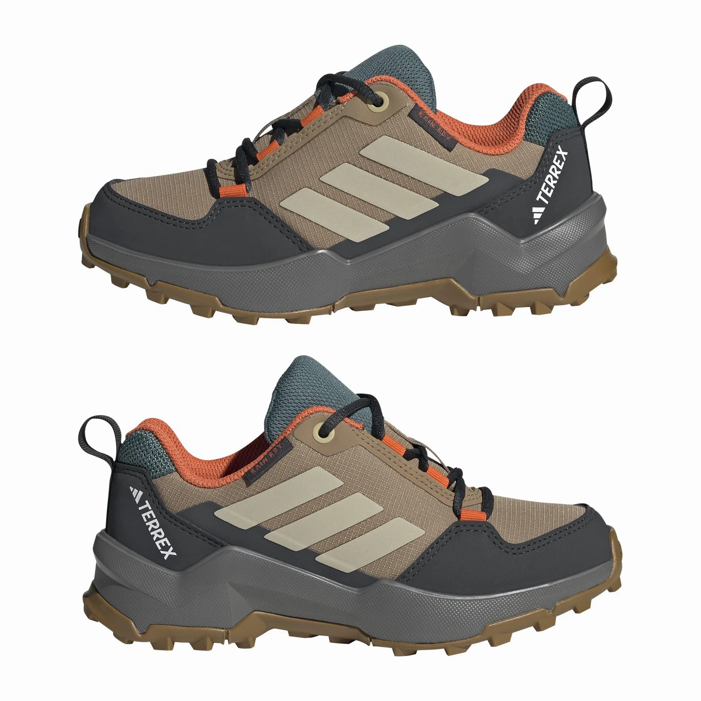 adidas Uniseks - dzieci Terrex Ax4R RAIN.RDY Hiking Shoes Kids, cardboard/savannah/semi impact orange, 39 1/3 EU
