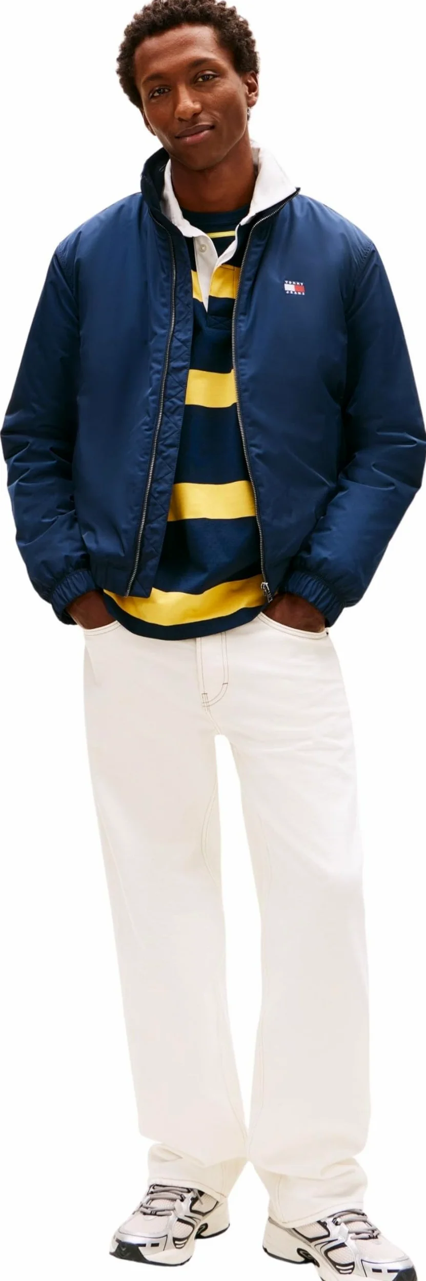 Tommy Jeans Męska kurtka puchowa TJM ESSENTIAL EXT DM0DM21936, niebieska (Dark Night Navy), 3XL, NIEBIESKI (Dark Night Navy), 3XL duże rozmiary