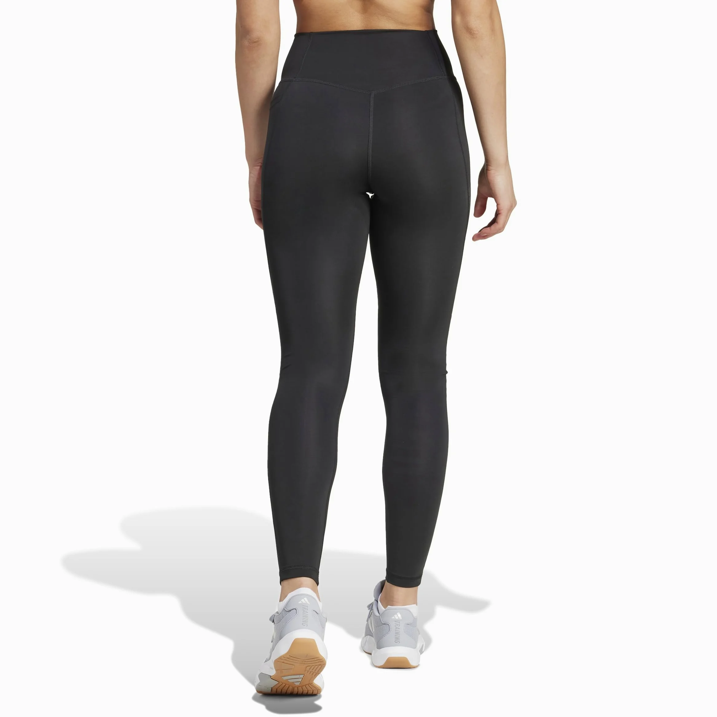 adidas Optime Essentials Stash Pocket Full Length Leggings - Rajstopy Kobiety