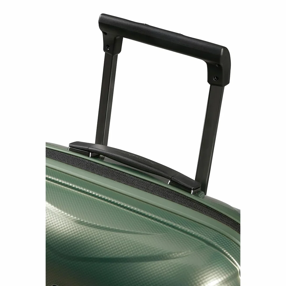 Samsonite Attrix - Spinner S, rozszerzalny bagaz podreczny, 55 cm, 38/44 L, zielony (Basil Green)