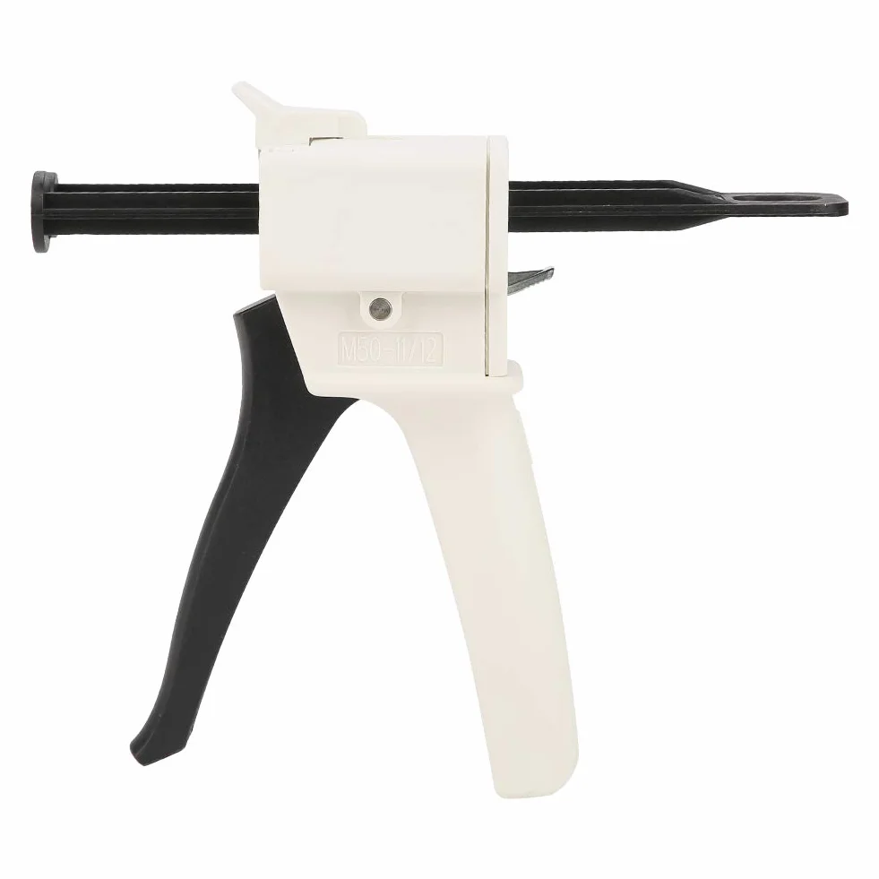 Dental dozownik Gun 1: 1/2: 1 wkład z kauczuku silikonowego Impression Mixing Dispenser pistolet dostawczy stal szlachetna dozownik