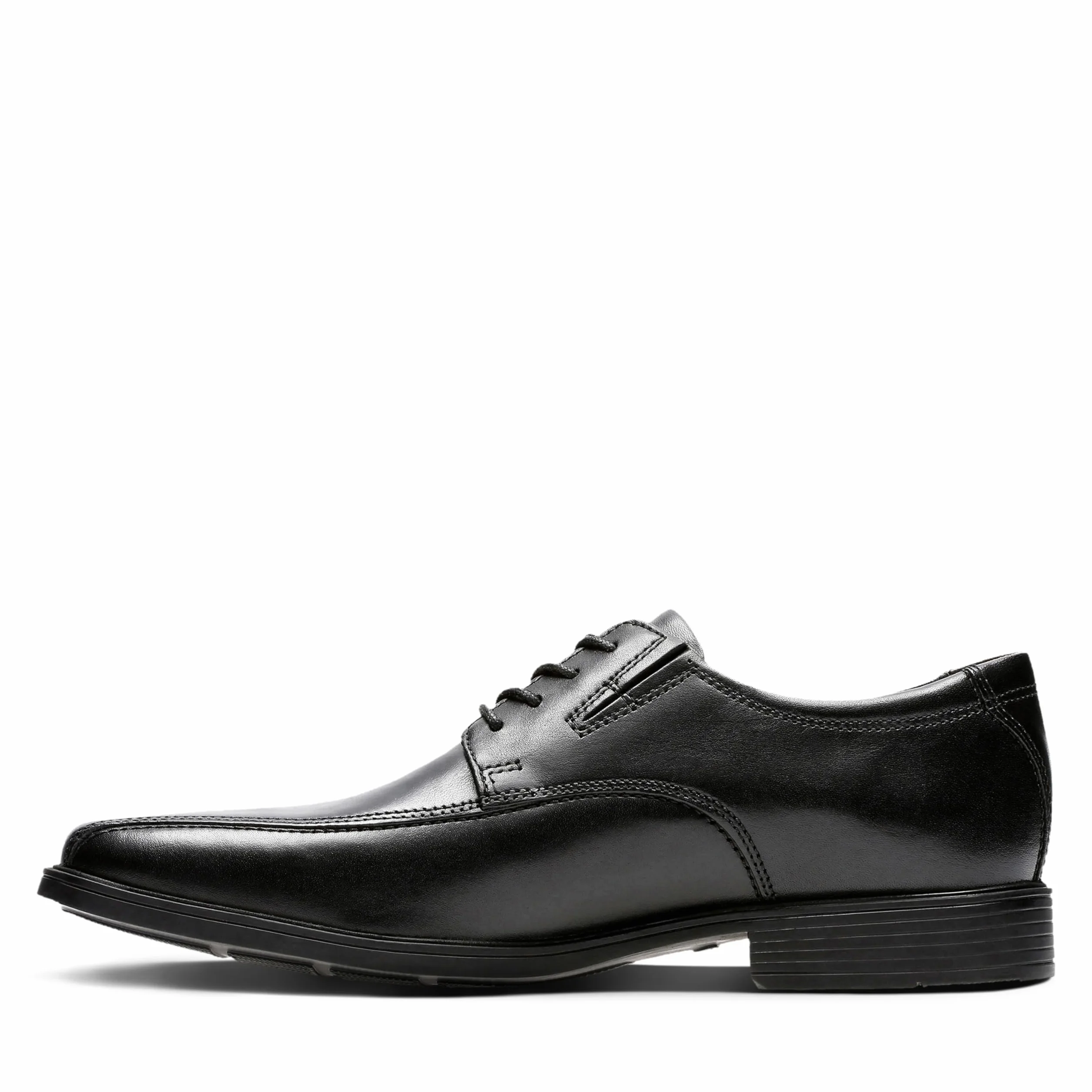 Clarks Tilden Walk Mens Black Leather, 11
