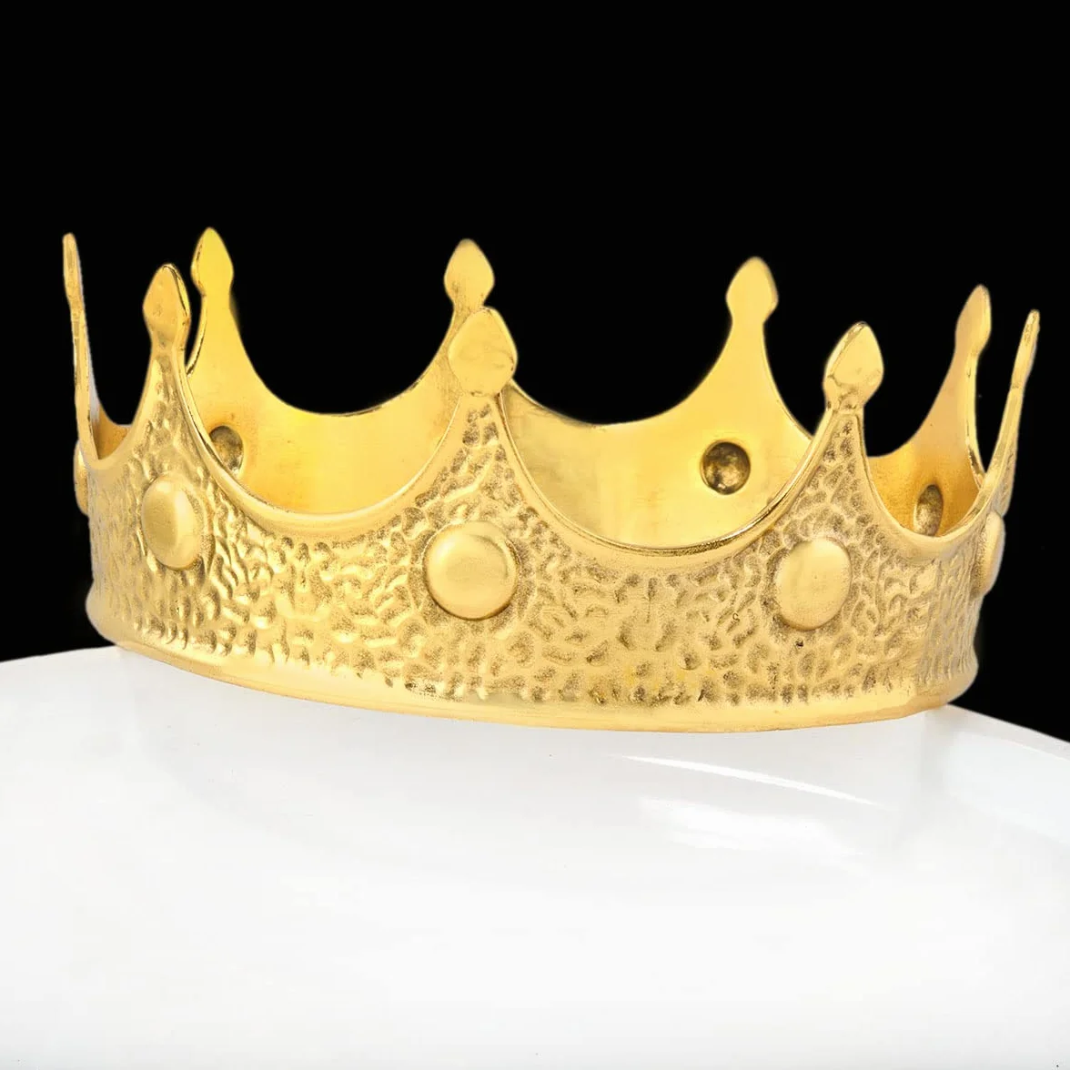 Klasyczna korona króla, księcia, królowej, na przyjęcie urodzinowe, baby shower, ślub, zaręczyny, rekwizyty do budki fotograficznej, rozmiar L