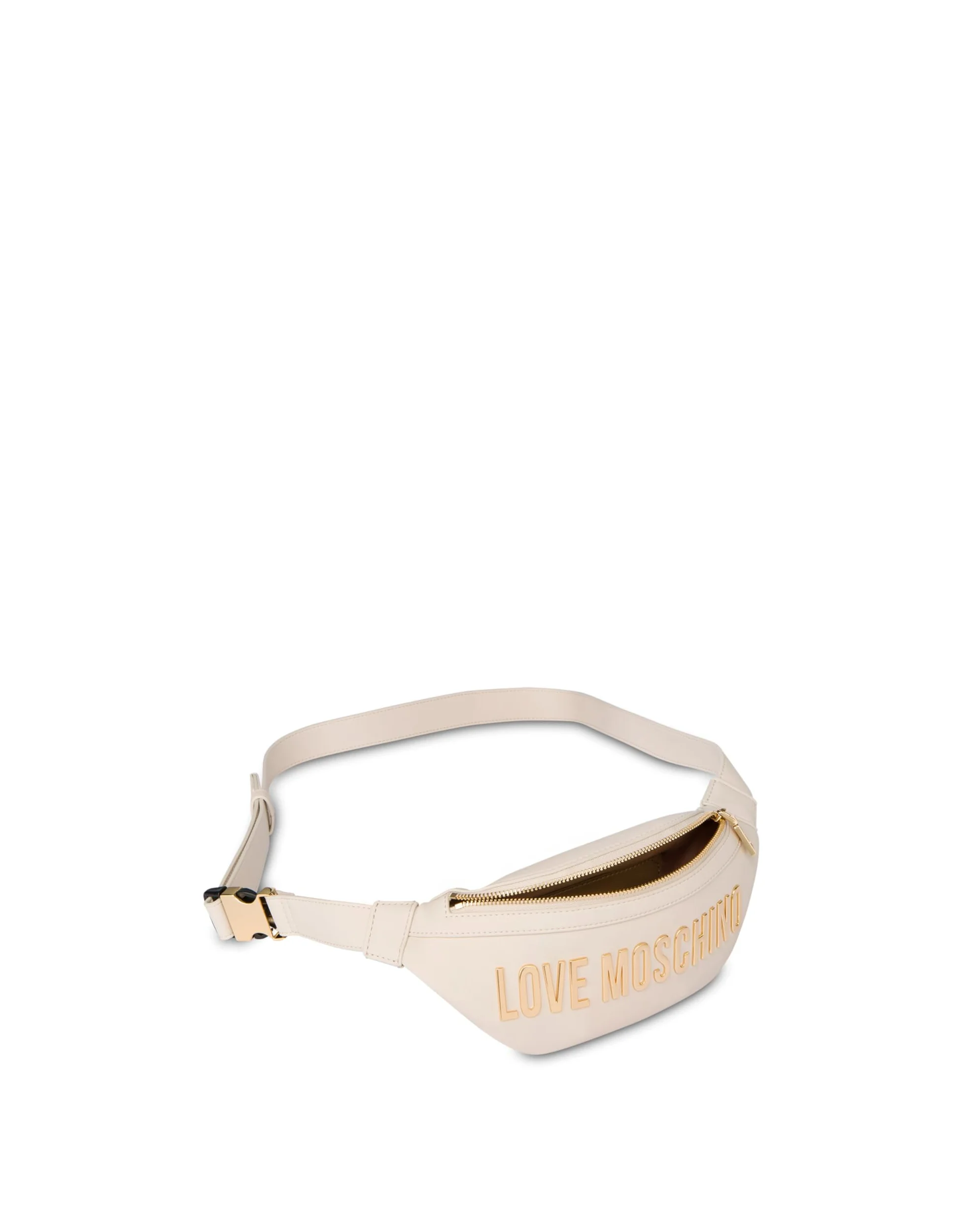 Love Moschino JC4195PP1NKD0110 Fanny Pack Damski, kość słoniowa, pojedyncza, kość słoniowa, Taglia unica