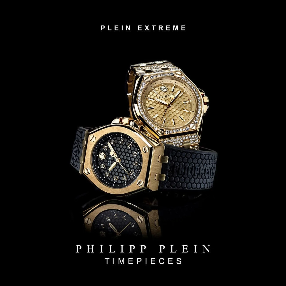 Philipp Plein Damski zegarek analogowy kwarcowy PLEIN EXTREME LADY