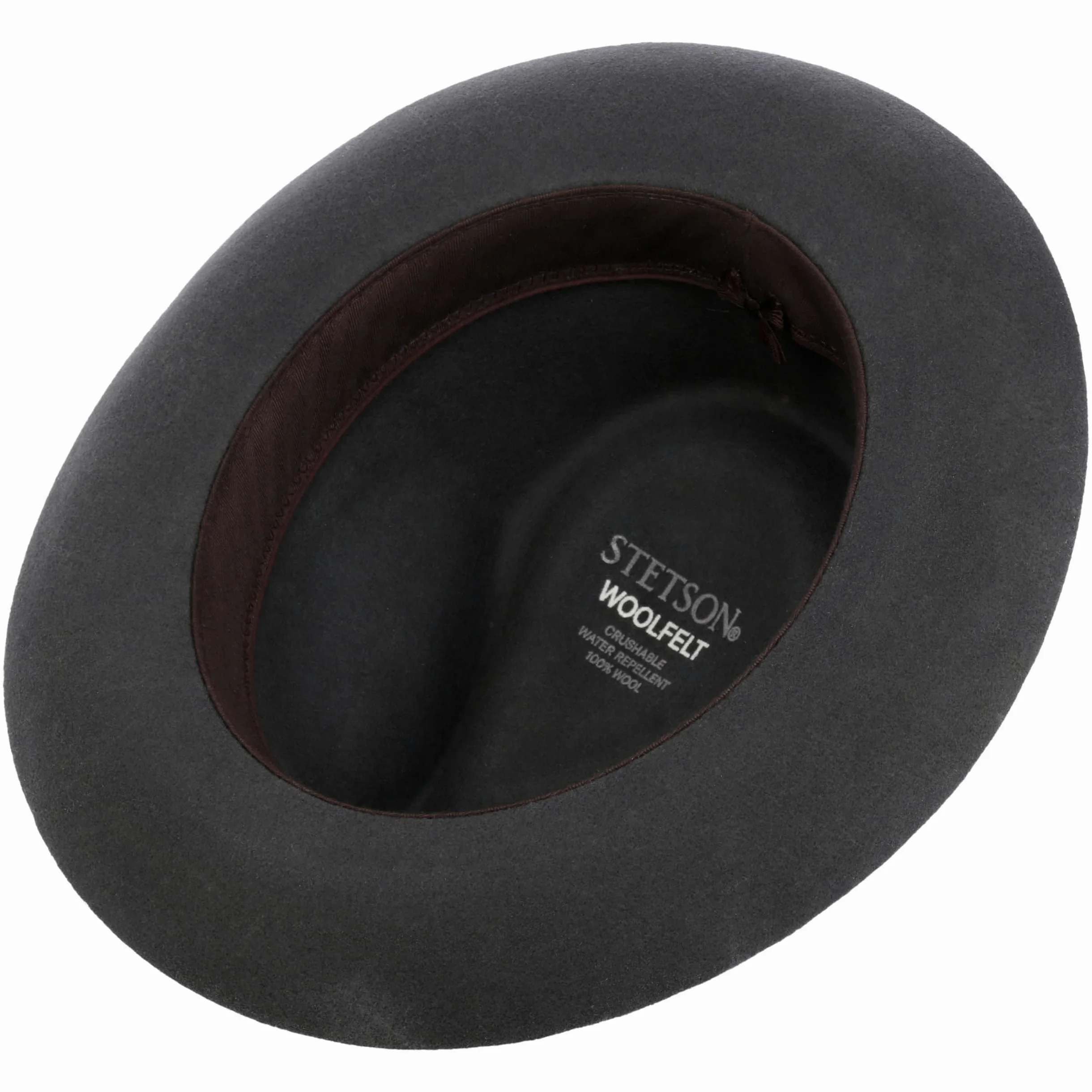 STETSON Pinehurst kapelusz fedora Bogart z filcu welnianego Asahi Guard Meski Jesien Zima