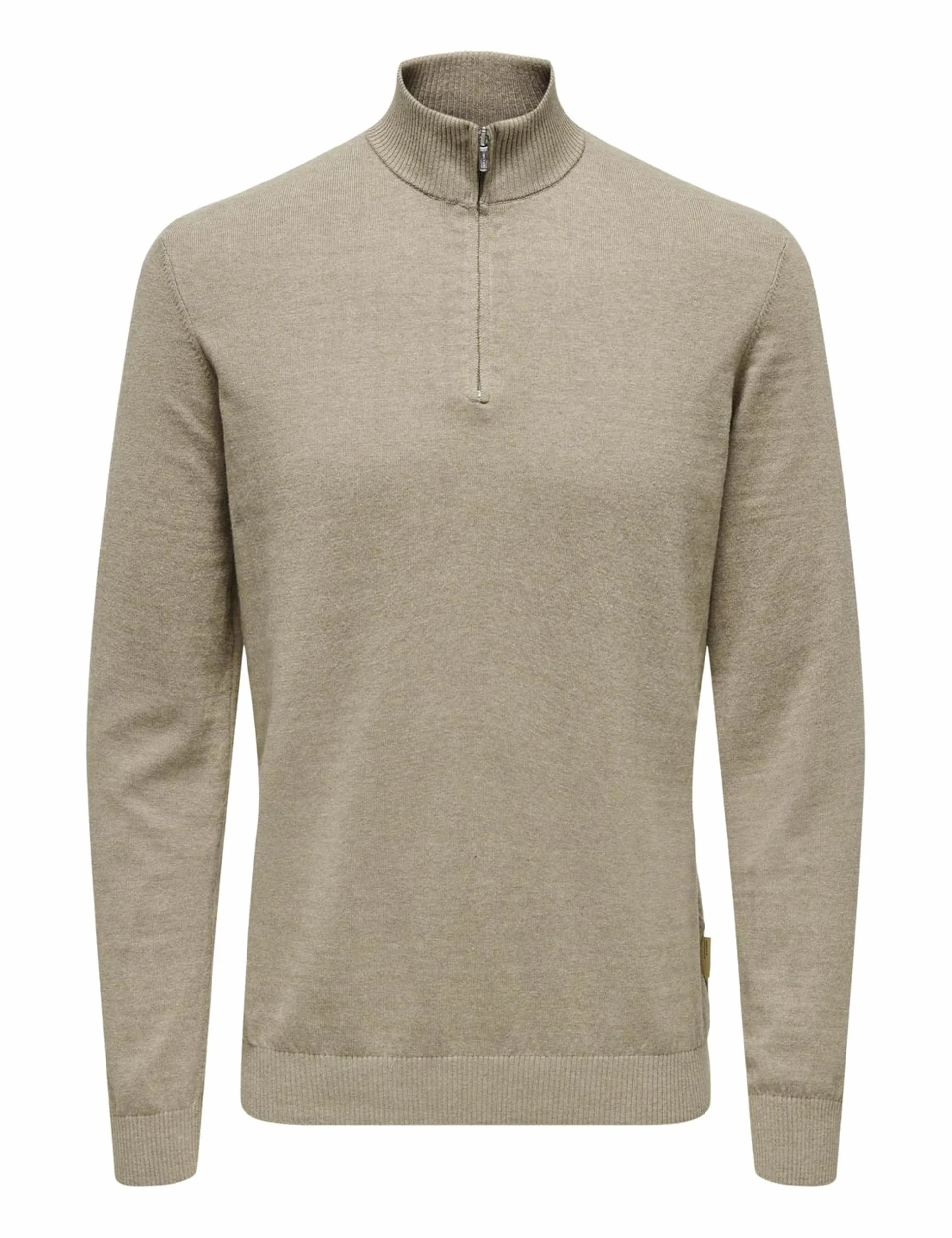Only & Sons Sweter z dzianiny Mel Half Zip Mężczyźni
