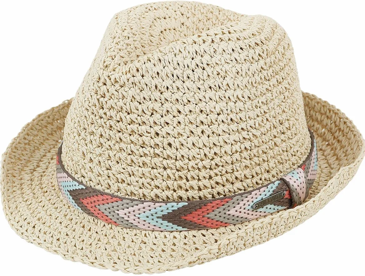 Chillouts Kapelusz Słomkowy Medellin CrushableKobiety - plazowy przeciwsloneczny trilby Lato wiosna-lato