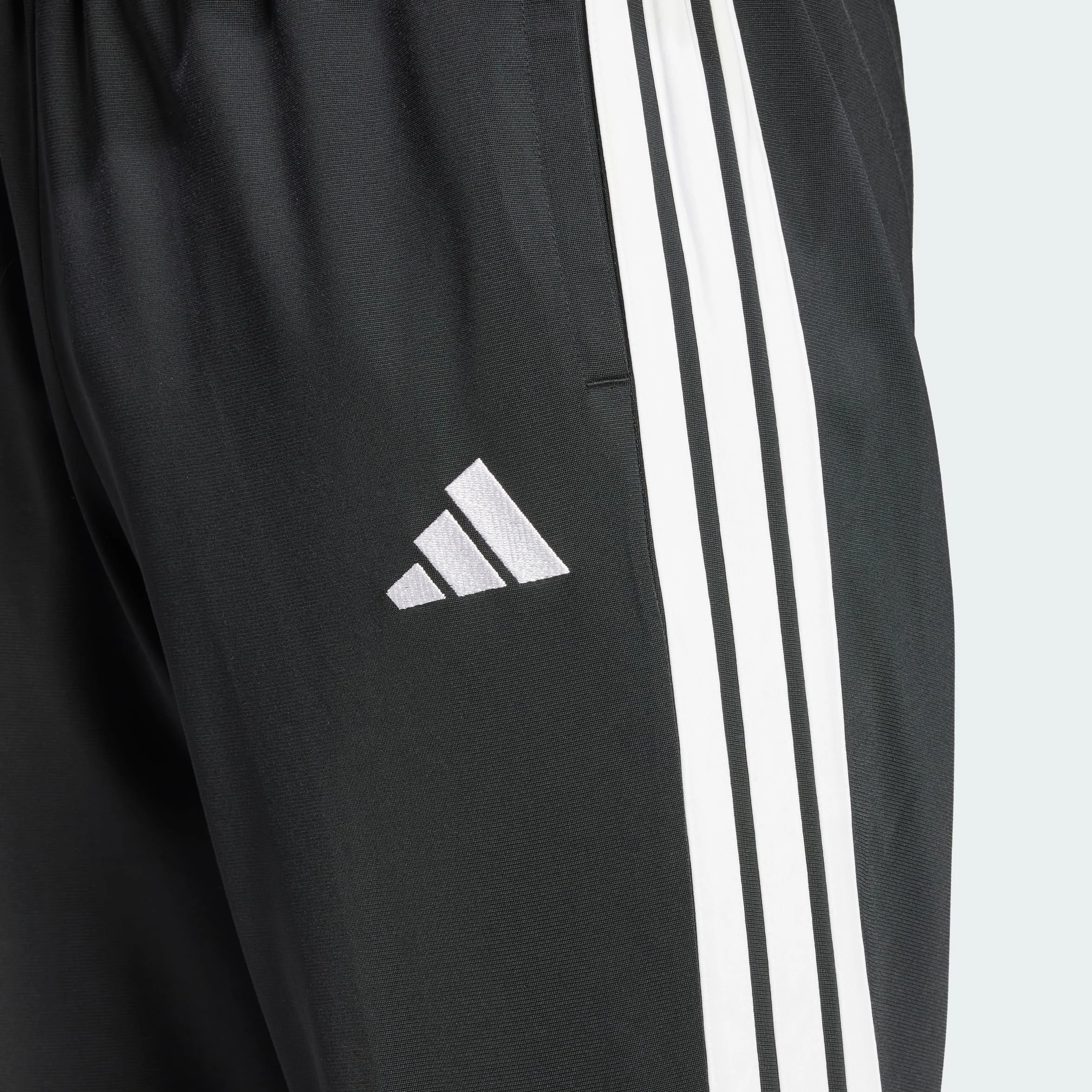 adidas Mężczyźni SPORTSWEAR BASIC 3 STRIPES TRICOT TRACKSUIT, Black, XL