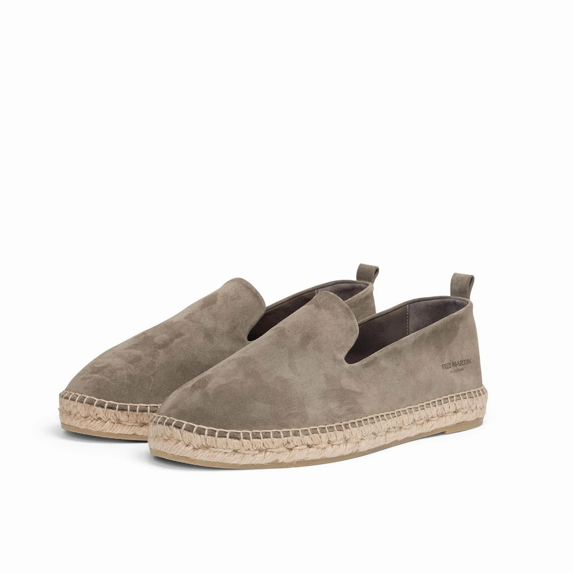 Fred Martin Collection, męskie espadryle z zamszu i juty