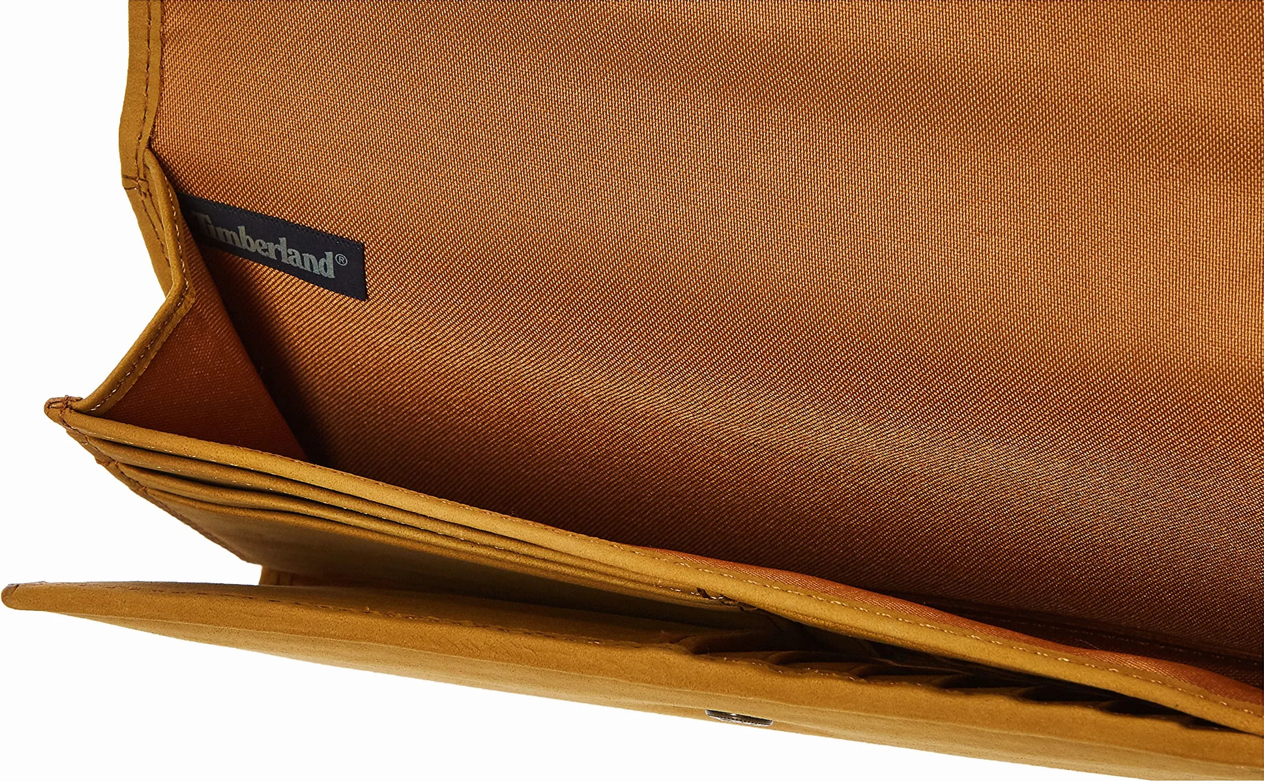 Timberland Damski skórzany portfel RFID Flap Wallet Clutch Pszenica (nubuk)