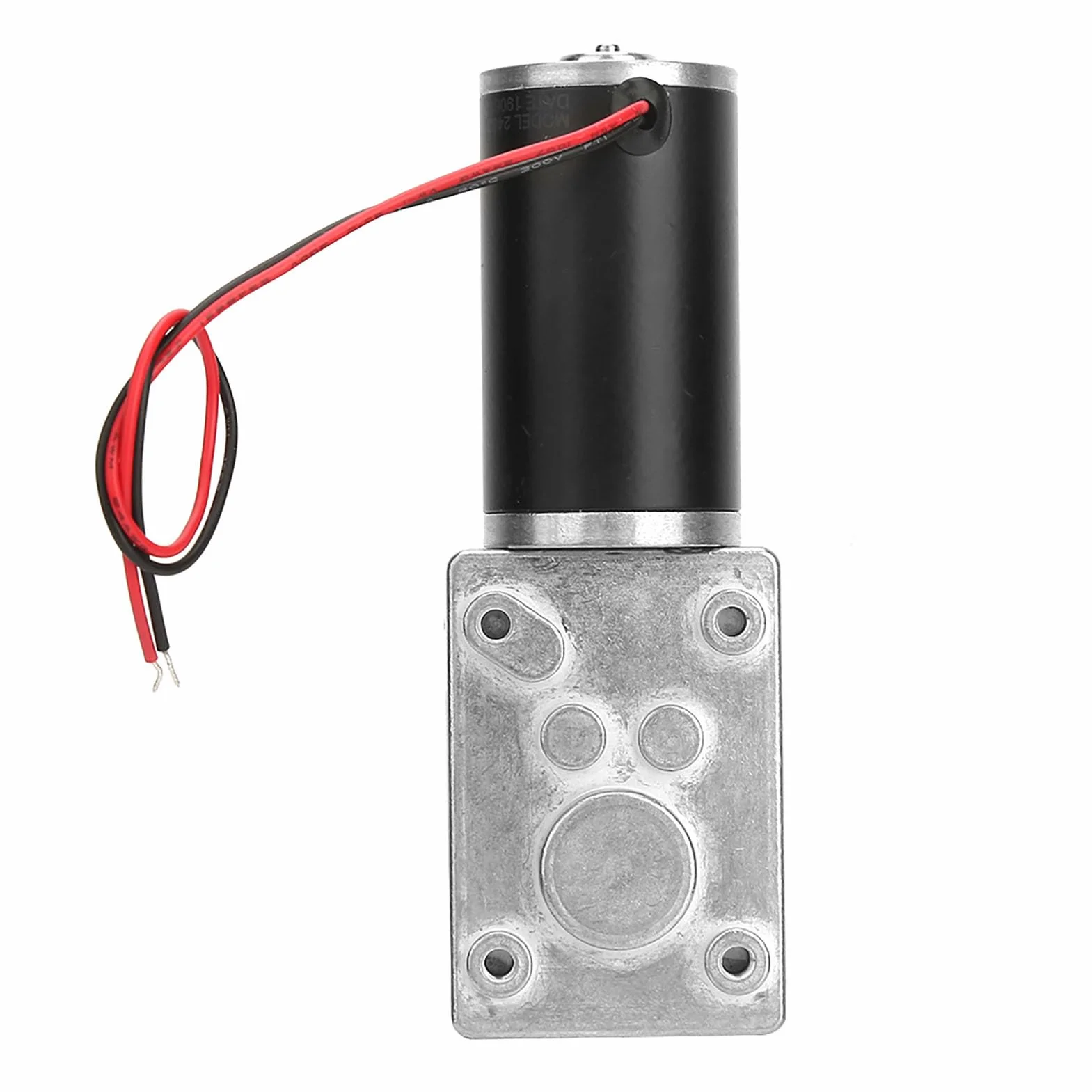 Silnik elektryczny 12V 50 RPM z przekładnią ślimakową, wysoki moment obrotowy, 8mm wał dwustronny, zmniejszona prędkość obrotowa