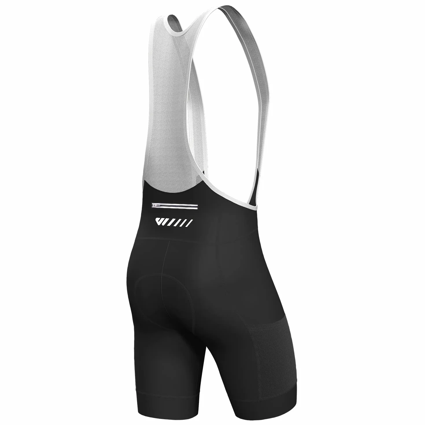 Lo.gas Męskie spodenki do jazdy na rowerze, spodenki do jazdy na rowerze dla mężczyzn, żelowe wyściełane kieszeniami, spodenki szosowe oddychające Quick-Dry, czarny, XXL