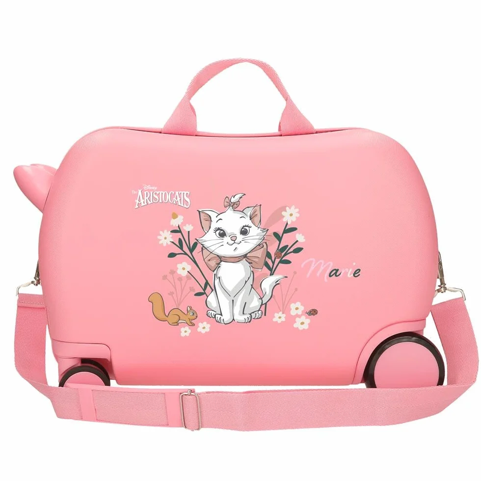 Disney Walizka dla dzieci Sztywny zamek szyfrowy z bocznym 4 kółkami Bagaż podręczny wykonany jest z ABS, sztywnego i lekkiego materiału., Aristocats Marie, walizka dziecięca, Aristocats Marie,