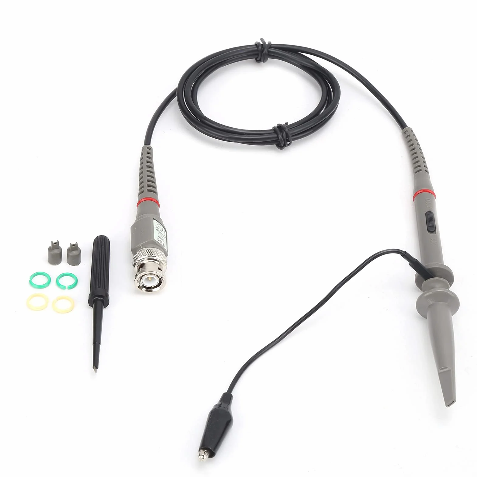 Sonda Testowa, Oscyloskop P6100 1X 10X 6 MHz-100 MHz Cyfrowe Profesjonalne Przenośne L Sondy Akcesoria do Instalacji Zamiennych Ogólnego Przeznaczenia