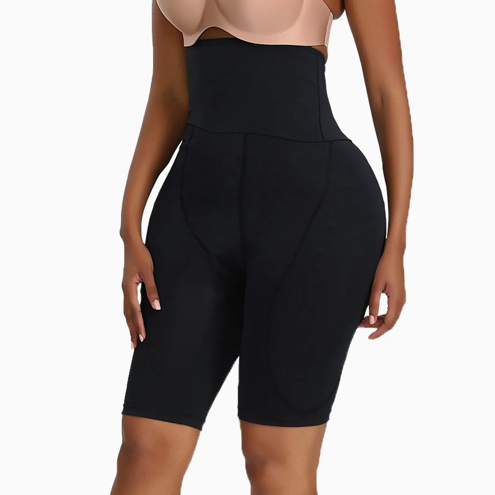 LYGBAOFUL Damskie majtki biodrowe - Plus Size Butt Lifter Majtki wyszczuplają ciało Szorty Majtki z wkładkami Se