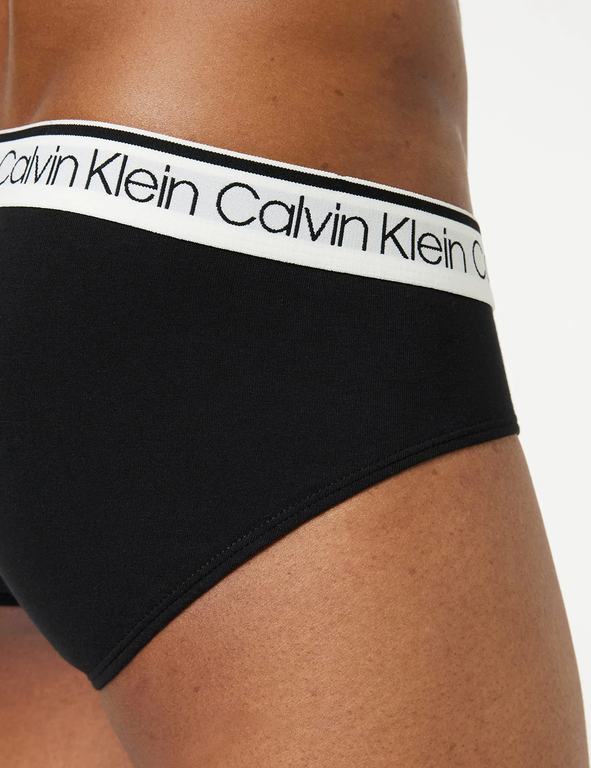 Calvin Klein Męskie majtki biodrowe (3 sztuki), Czarny (czarny W/biały Wb), XL