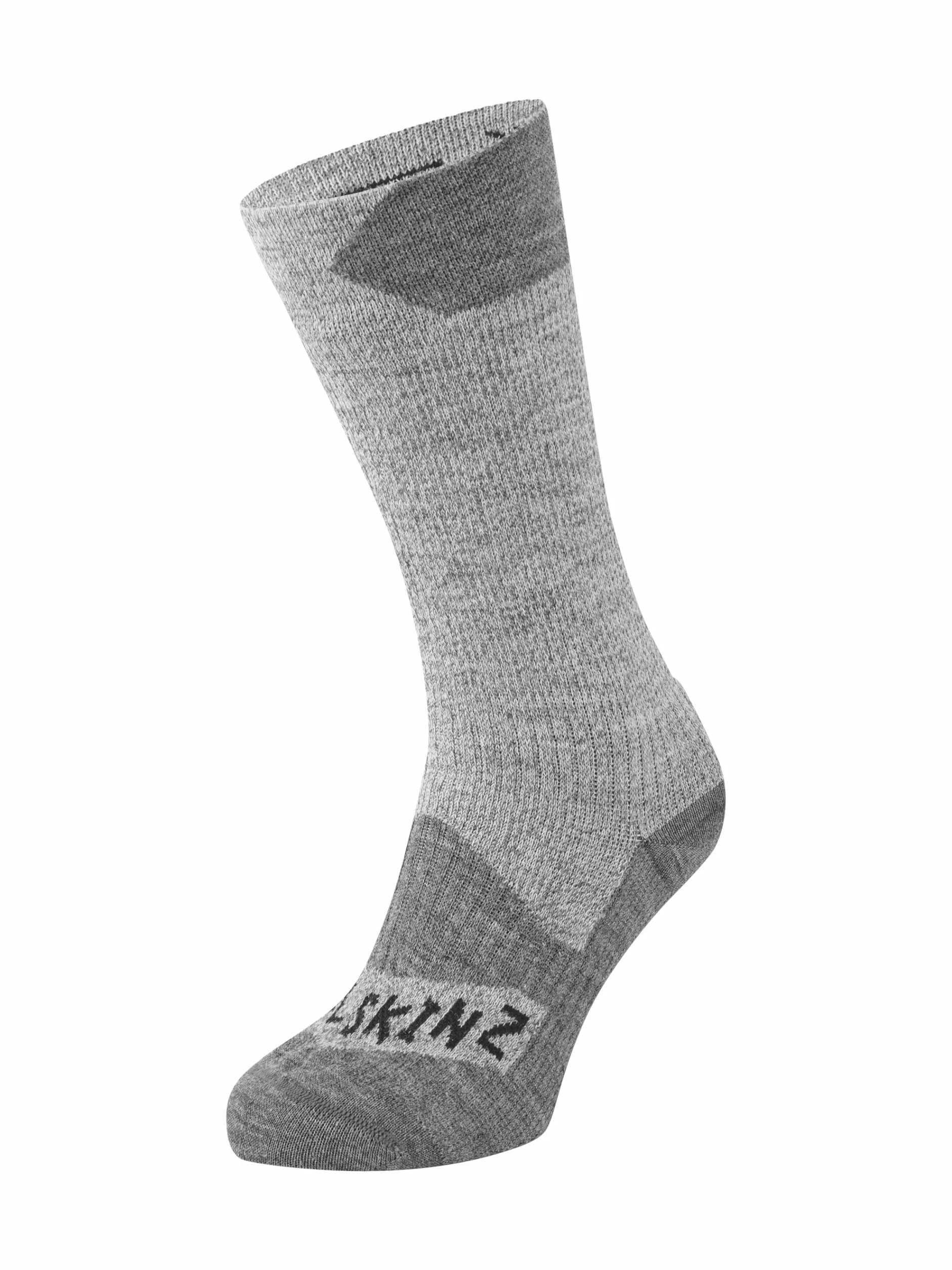 SEALSKINZ wodoodporne skarpety średniej długości szary M