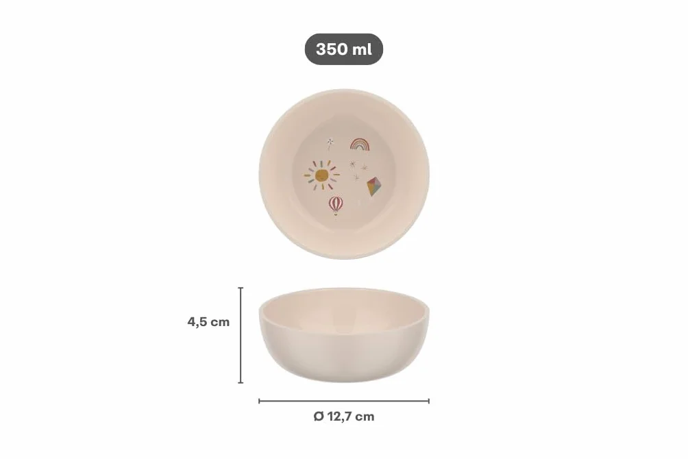 Mepal, Miska dla Dzieci Mio Little Dutch, Zastawa Stołowa, Nadaje się Jako Miska na Owsiankę, Jogurt lub Zupę, Nadaje się do Kuchenki Mikrofalowej i Zmywarki, bez Bpa, 300 Ml, Fairy Garden