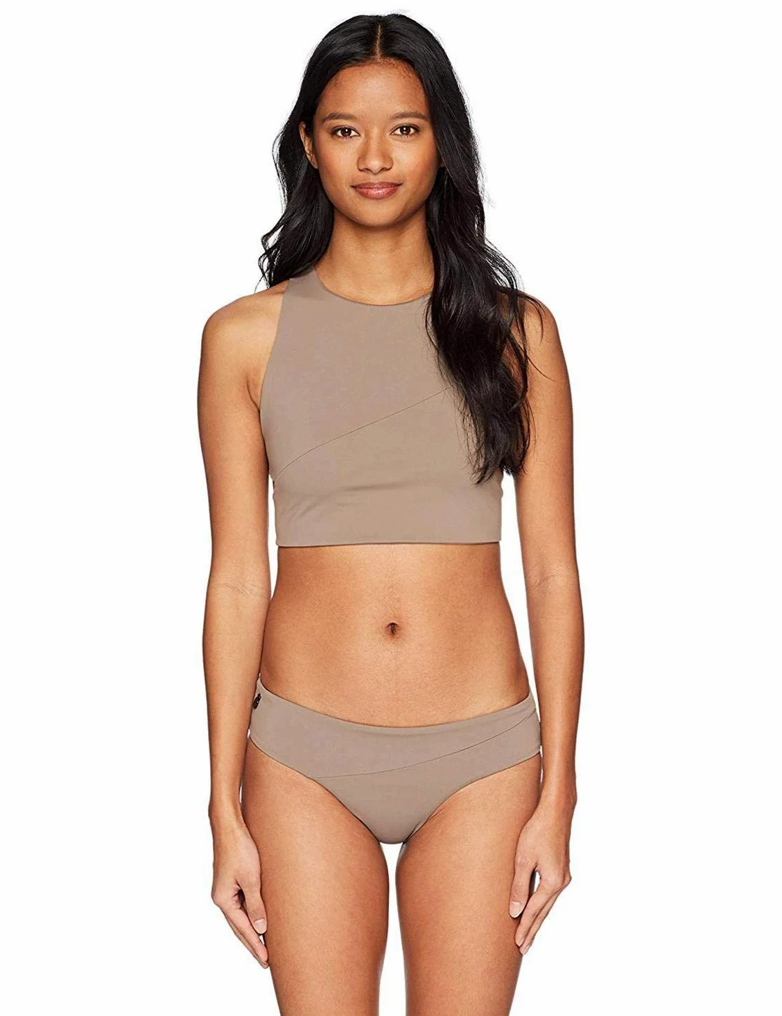 Volcom Tankini — Top Kobiety Simply Seamless Modest Bikini Bottom