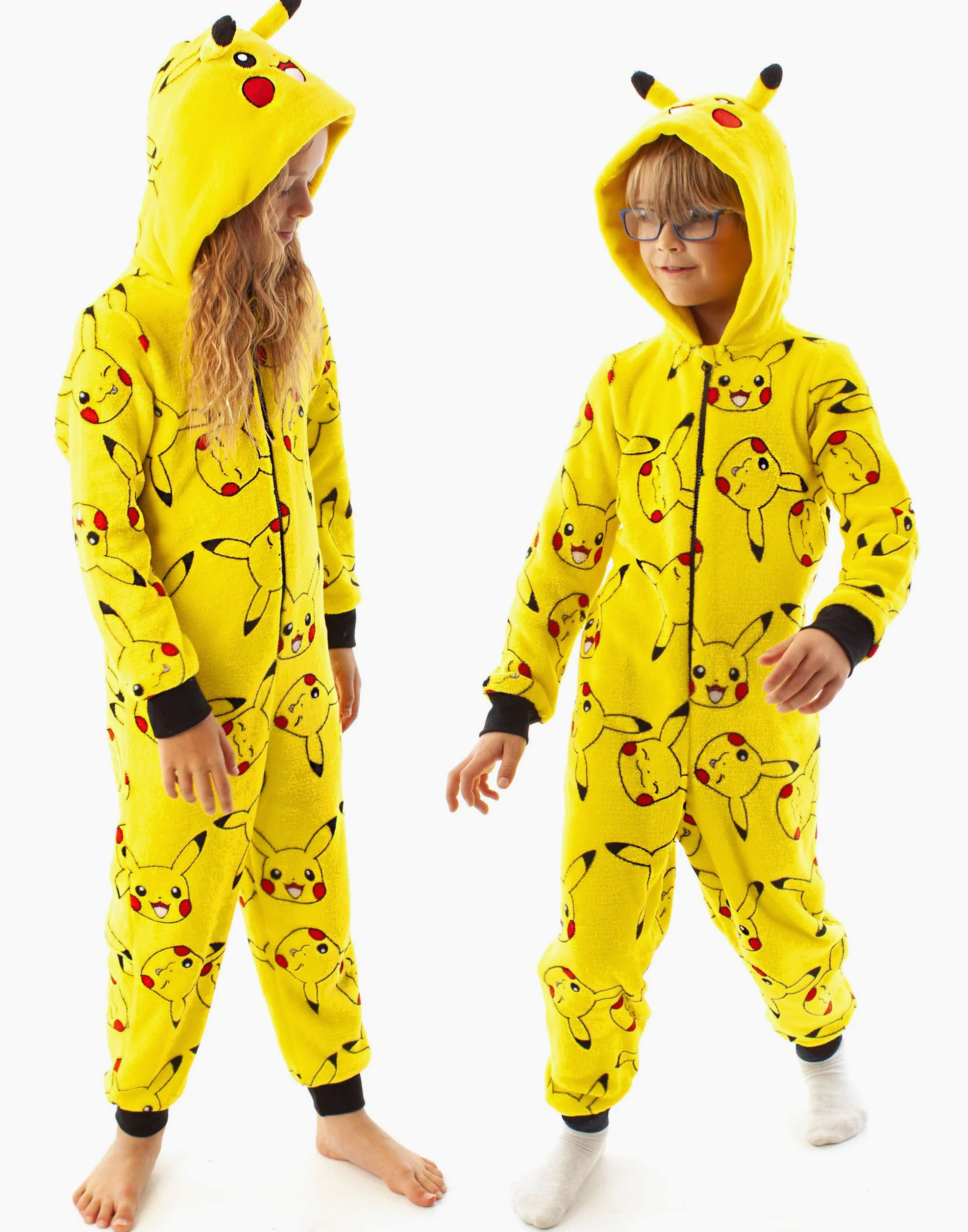 Pokemon Pikachu Yellow 3D Onesie Piżama dla Dzieci