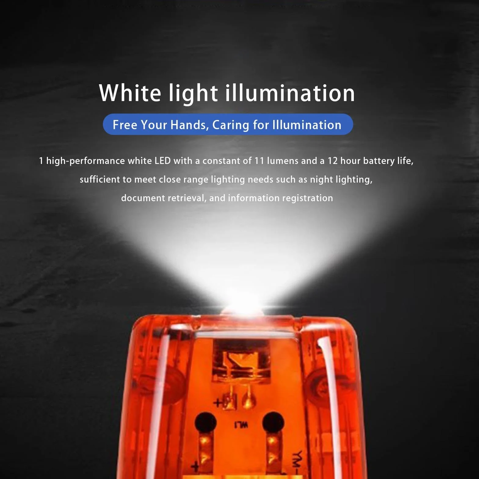 Wodoodporny klips LED, migaj?ce ?wiat? , czerwony niebieski stroboskop, lampa ?adowana przez USB, ?wiat? ostrzegawcze na rami?, czerwona niebieska lampa stroboskopowa, przezroczysta lampa z klipsem,