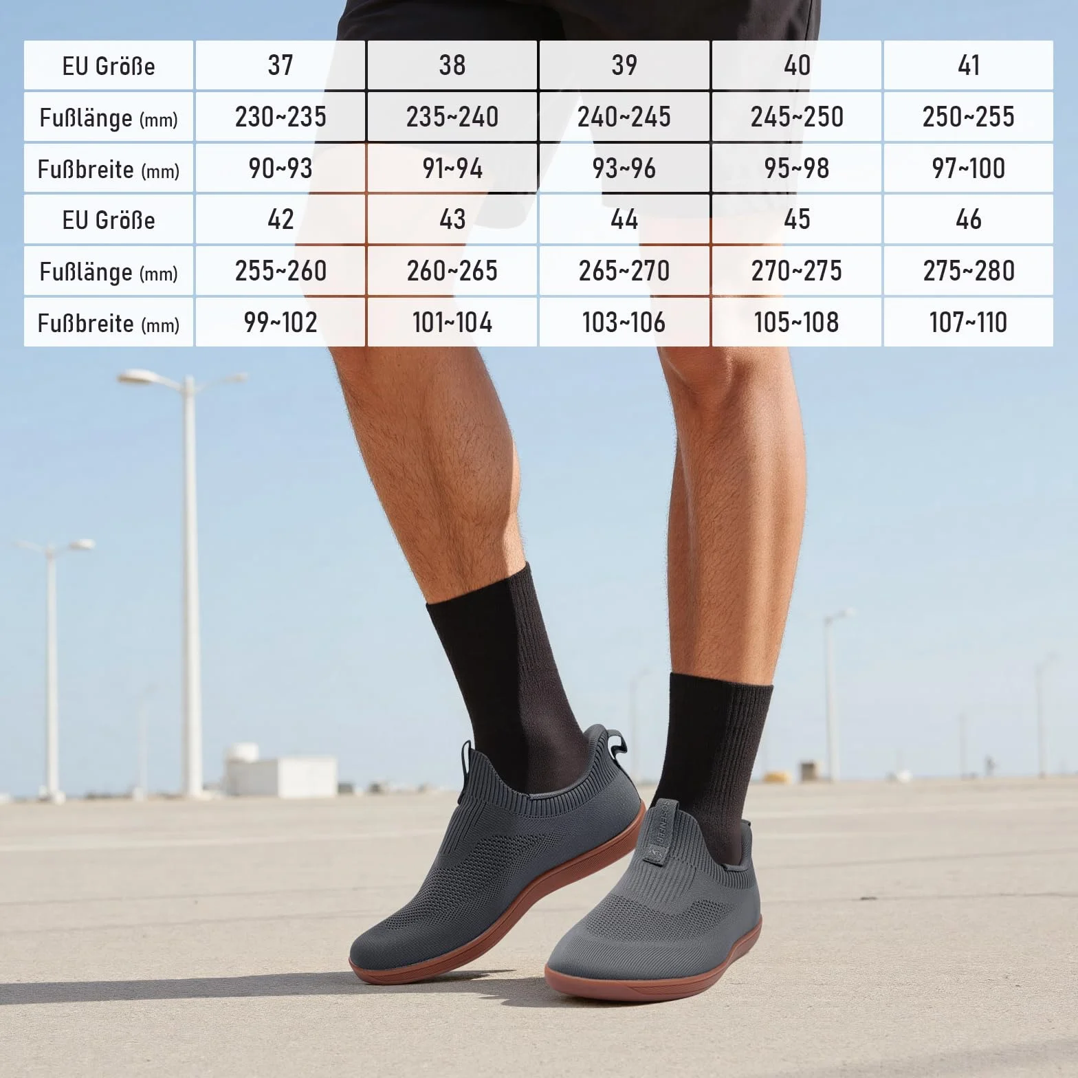 Sosenfer buty do chodzenia boso minimalistyczne męskie damskie do biegania w terenie wsuwane