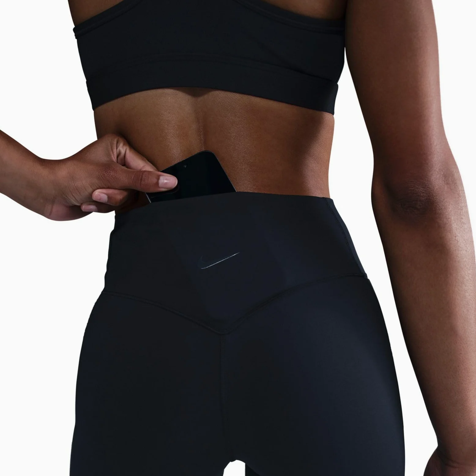 Nike Universa Bike szorty z kieszeniami, średni chwyt i wysoki ściągacz dla kobiet (ok. 12,7 cm), czarne/antracytowe/ciemnoszare, HQ6832-010, M