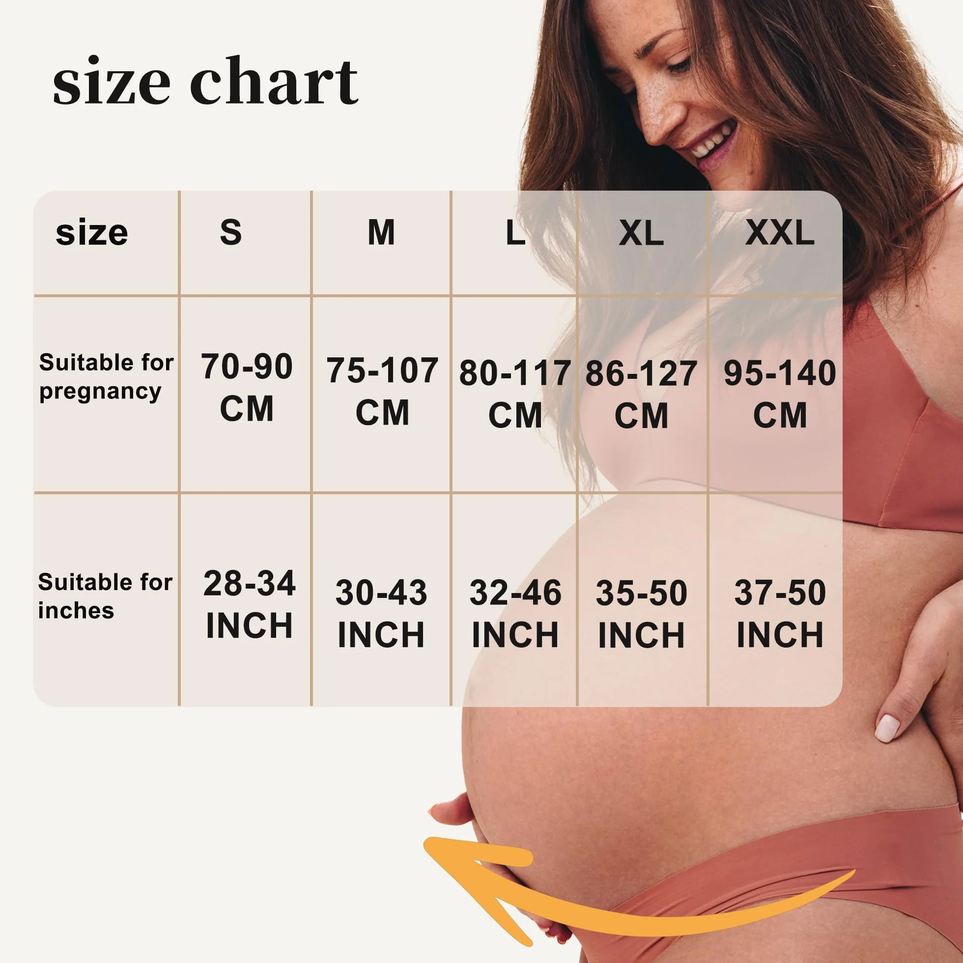 Pas ciążowy na brzuch, pas podtrzymujący ciążę, oddychający materiał, łagodzi plecy, pas ciążowy, łagodzi bóle dna miednicy (XL)