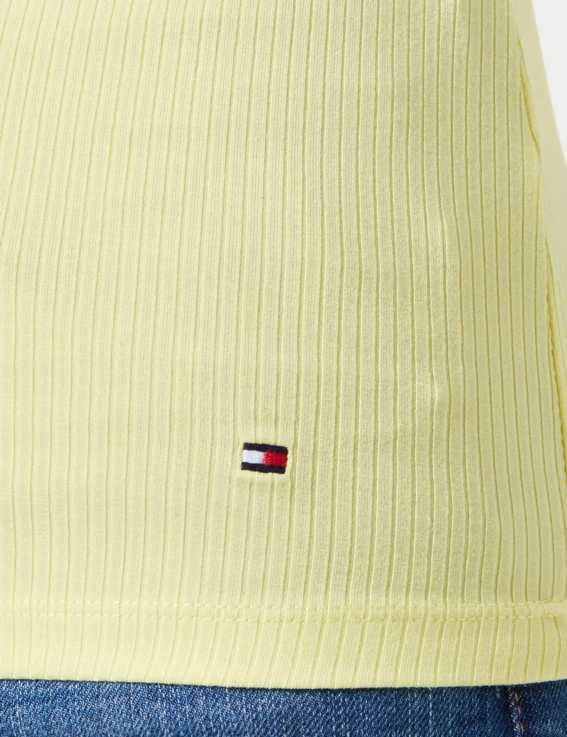 Tommy Hilfiger Inne dzianinowe topy Kobiety Slim 5x2 Rib Tank Top Ns