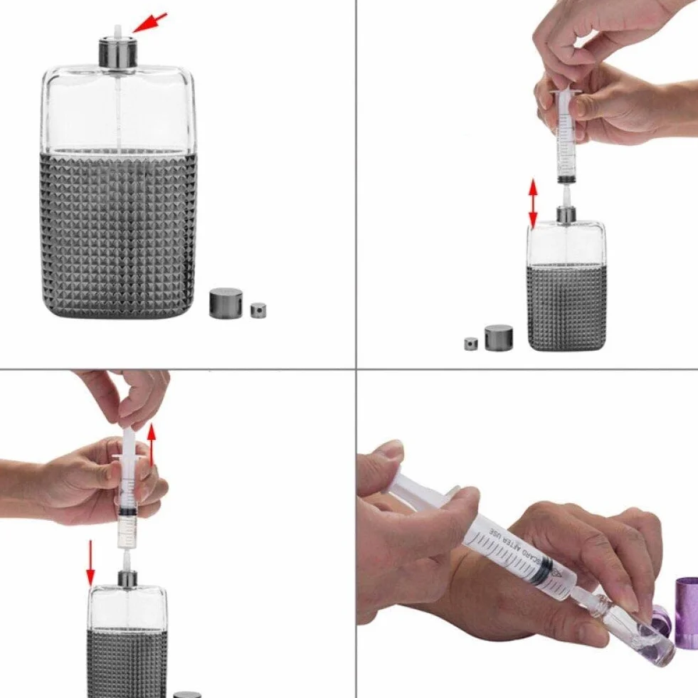 Sanfly Strzykawka do perfum 5 szt./zestaw plastikowy aplikator kleju strzykawka dozownik perfum narzędzia do wielokrotnego napełniania butelki ilościowe dozowanie