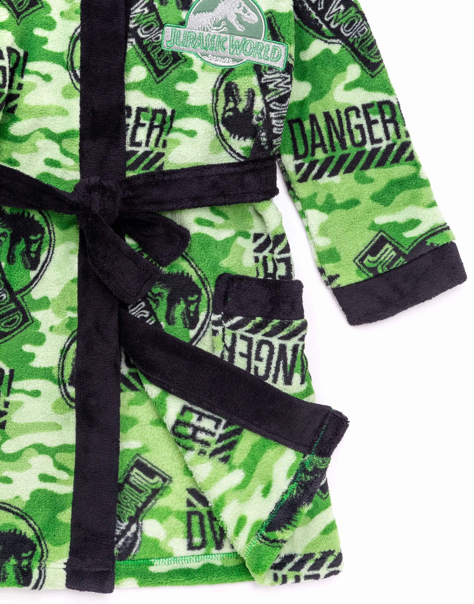 Jurassic World Szlafrok Chłopięcy Camo T Rex PJS