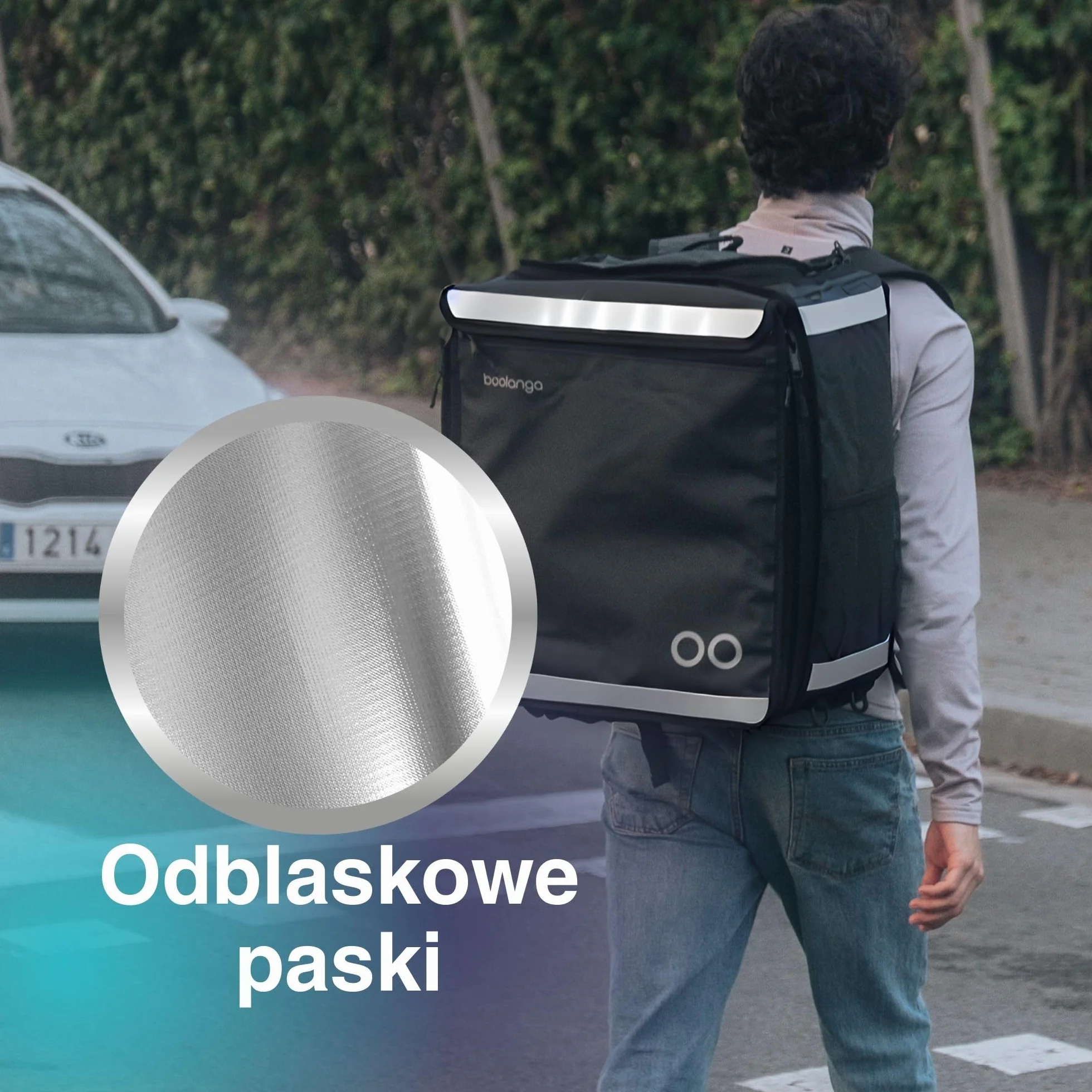 Teleskopowa torba na żywność 89L, torba termoizolacyjna do transportu żywności, rozszerzalna funkcjonalność, 100% wodoodporna, całkowicie składana, paski odblaskowe, zaprojektowana dla