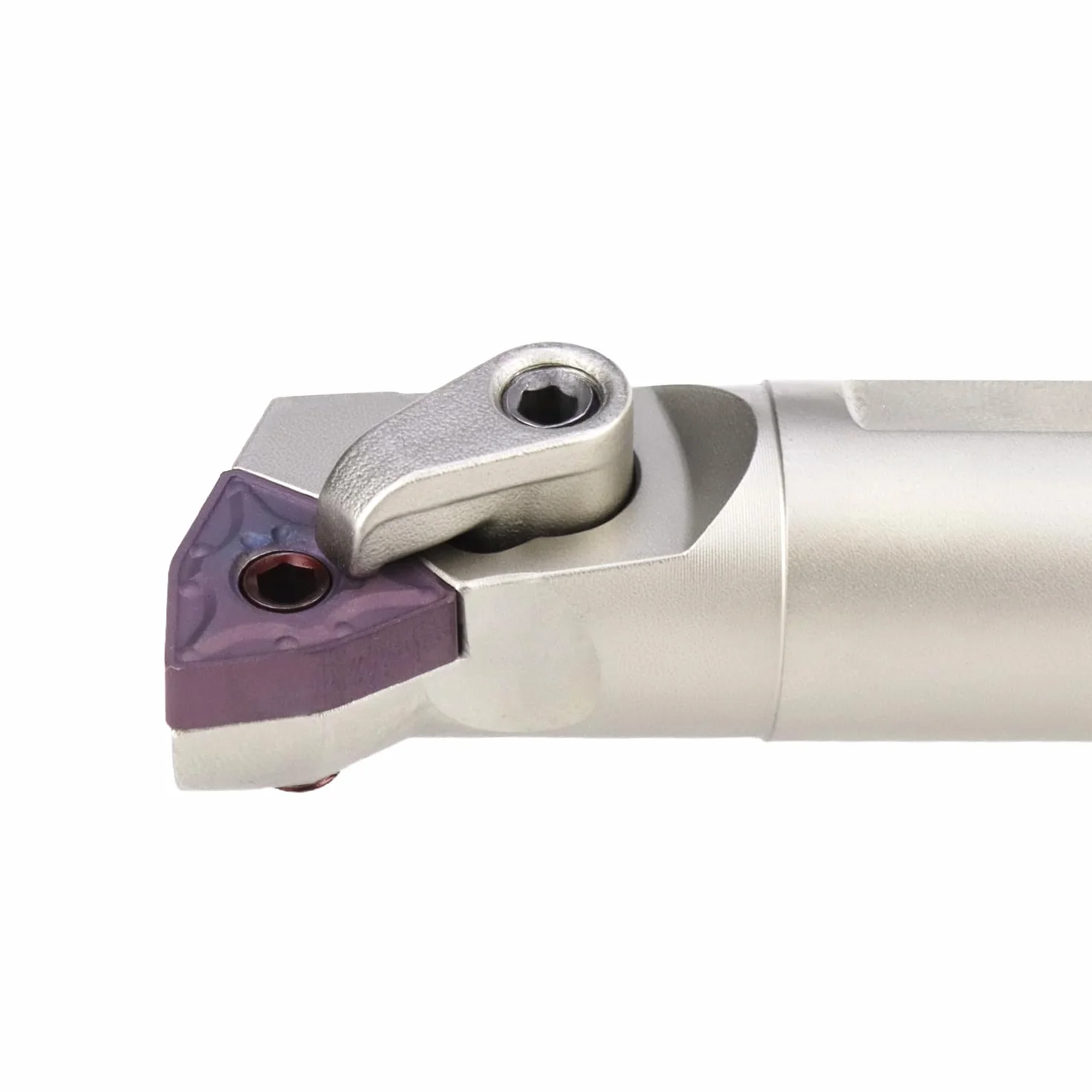 QWORK® uchwyt na narzędzia tokarskie wytaczany 20 mm S20R-MWLNR08 z 10 frezami z węglików spiekanych WNMG432 i kluczem