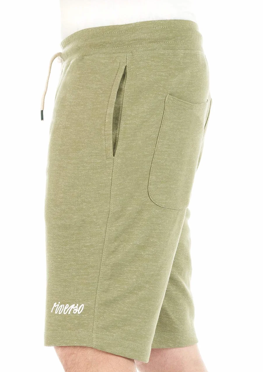 riverso Męskie spodenki dresowe RIVMike krótkie bermudy bawełna czarne niebieskie czerwone oliwkowe szare S M L XL 2XL 3XL 4XL 5XL