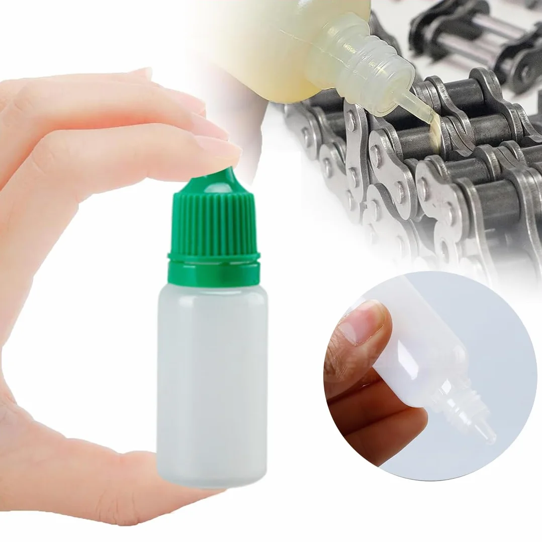 15 Sztuk Butelek z Kroplomierzem - Plastikowe Butelki z Zakraplaczem w Płynie, Puste, 20 ml