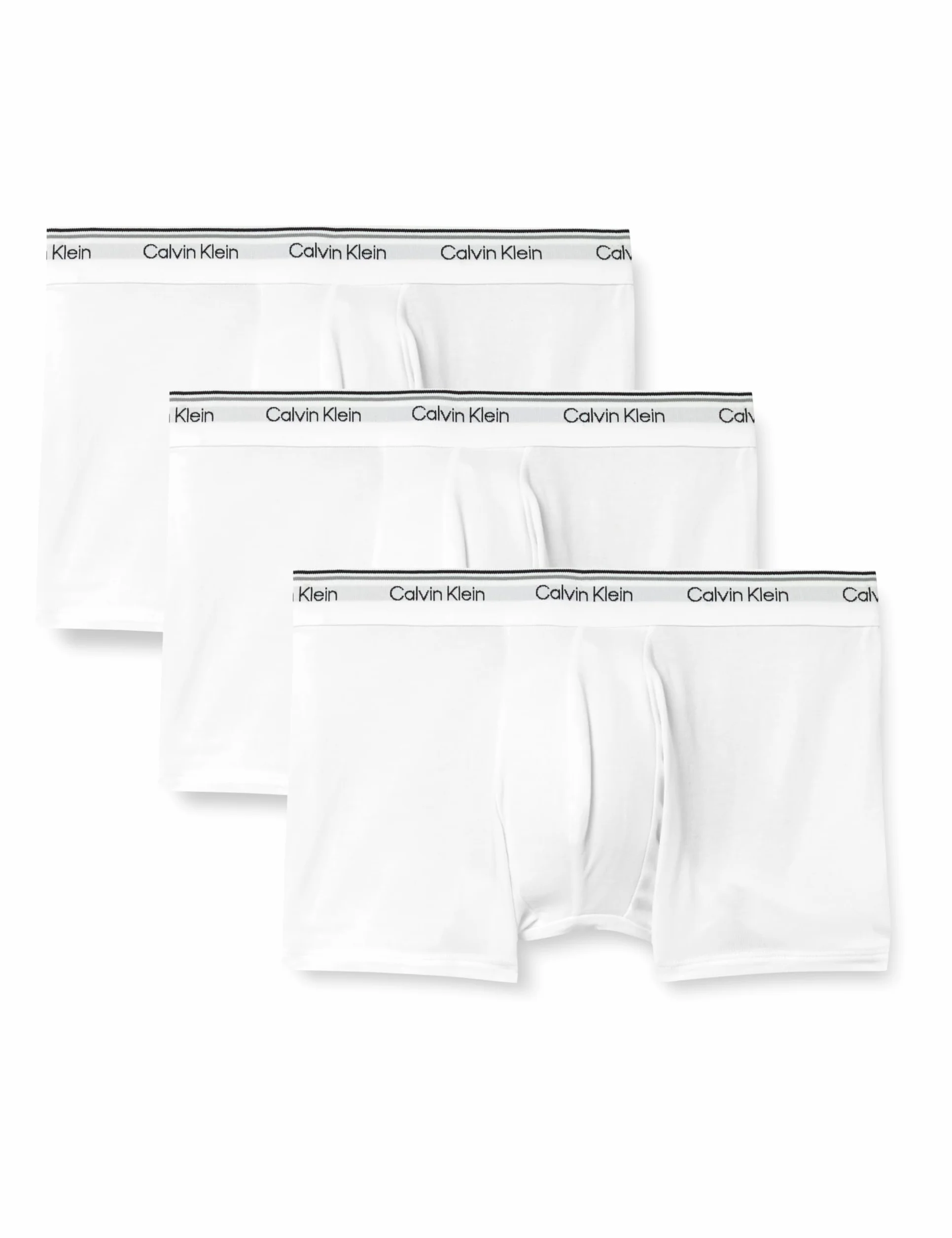 Calvin Klein Męski bagażnik 3 sztuki Biały