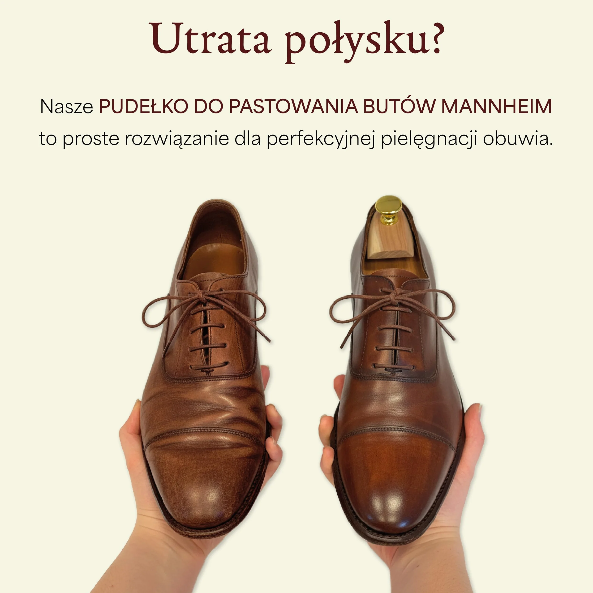 Langer & Messmer – skrzynka na czyszczenie butów Mannheim z drewna z 2 przegródkami – dostępna bez zawartości lub z wieloczęściowym zestawem do pielęgnacji – pudełko do czyszczenia butów do