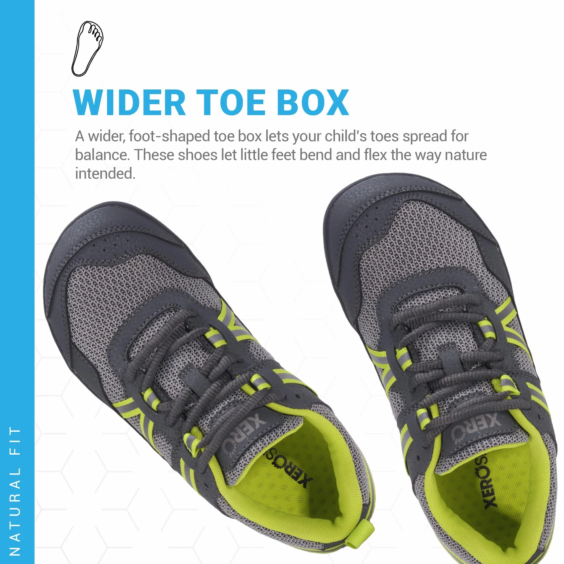 Xero Shoes Buty do biegania dla dzieci dla chłopców i dziewczynek, lekkie, zero drop, uczucie chodzenia boso