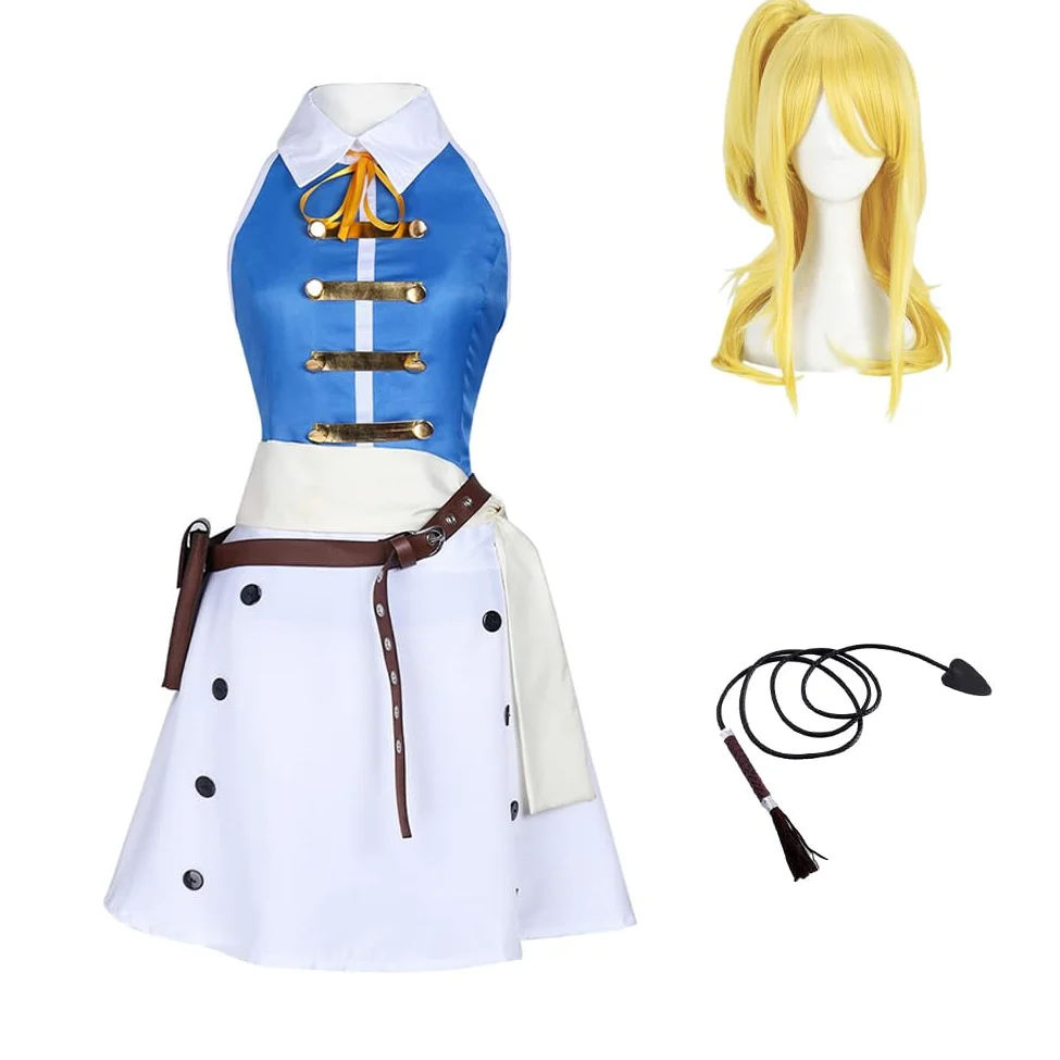Zhongkaihua Lucy Heartfilia i Erza Scarlet kostium anime, kostium anime, dla dorosłych, do odgrywania ról, strój marynarski, karnawał, Halloween, impreza, karnawał, mundurek, S-3XL