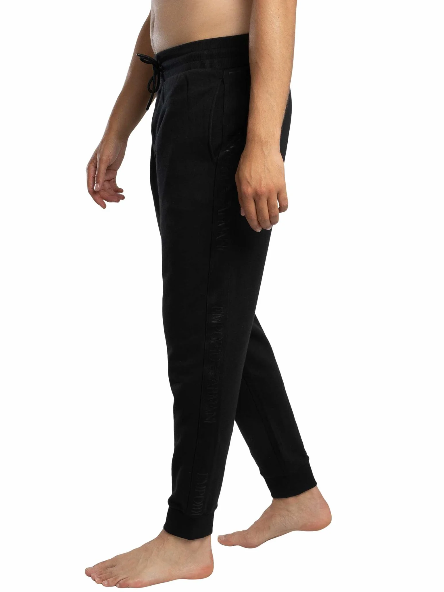 Emporio Armani męski dres basic frotte czarny rozmiar M