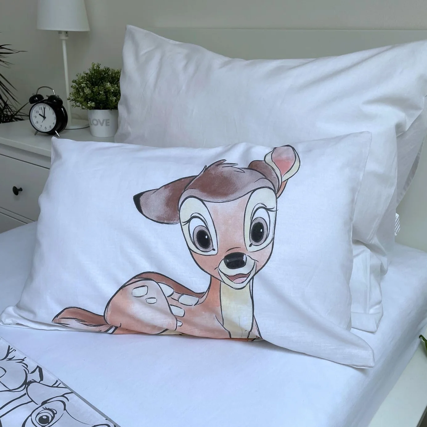Disney Bambi komplet pościeli dziecięcej 100 x 135 cm + 40 x 60 cm bawełna