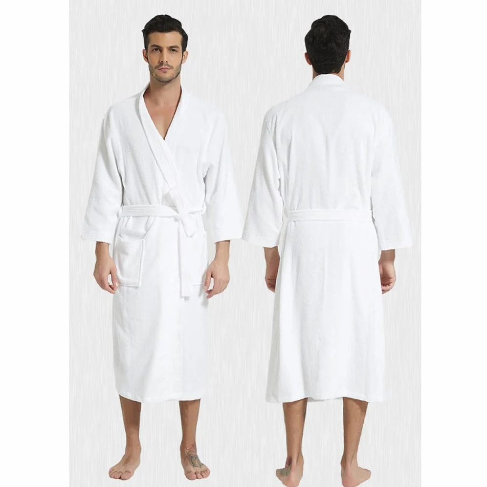 Szlafrok Szlafroki Szlafroki Dla Kobiet Suknia, Pary Szlafroki Frotte Szaty, Kimono Szaty Dla Kobiet, Bawełniany Szlafrok Szlafrok Ręcznik Lekki Szlafroki Hotel
