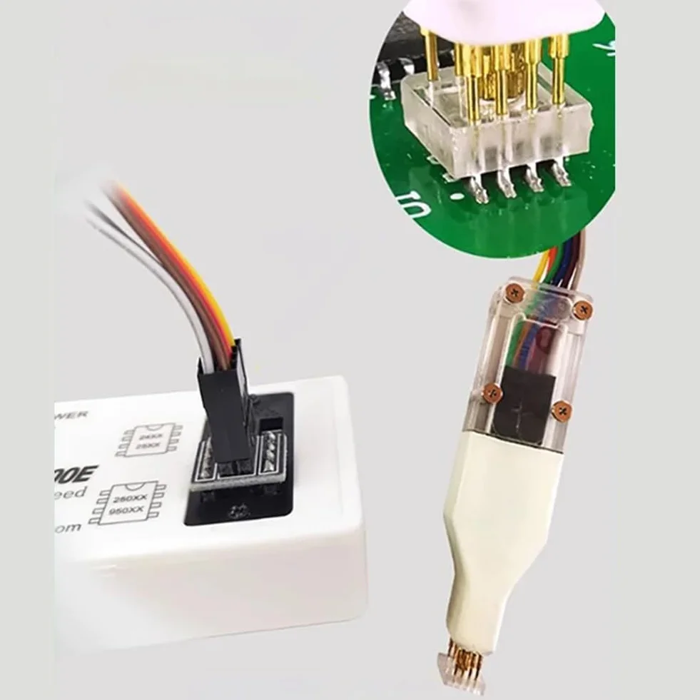 Booso 1 Wson Chip Download Burn Write Probe Spring Needle Flash Eeprom Chip Burner Cable Vsonwson 8x6mm 8.5mm