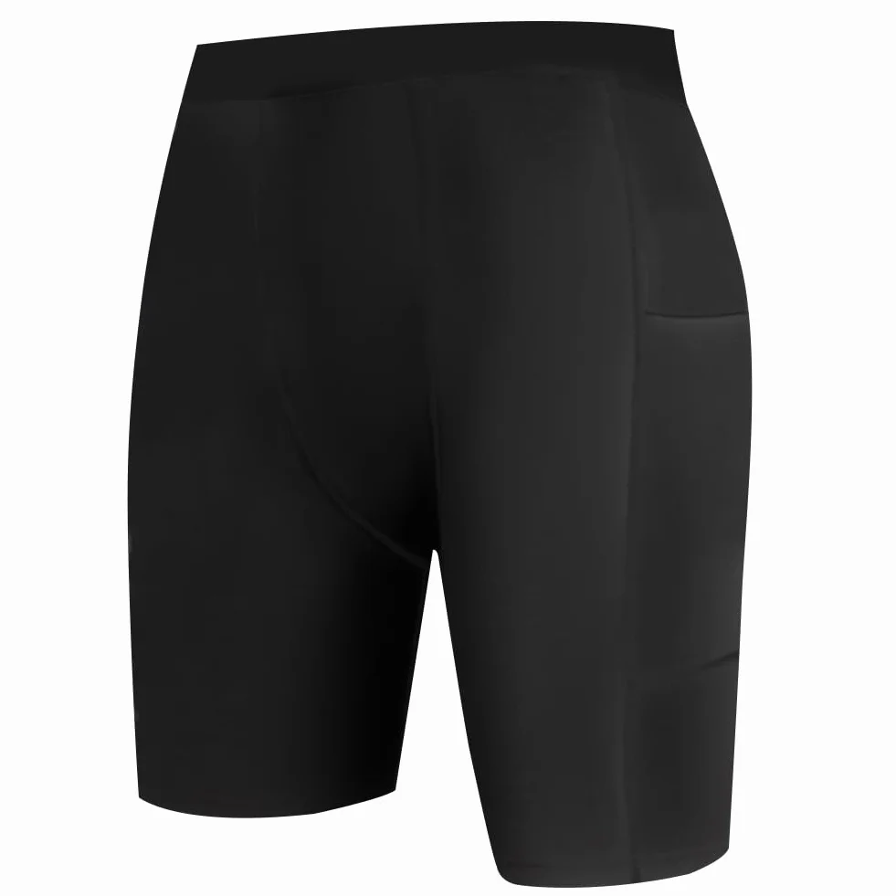 AUYAO Męskie spodenki kompresyjne, męskie spodenki sportowe, męskie spodenki fitness, krótkie spodnie kompresyjne legginsy, spodenki do koszykówki letnie tenisowe na siłownię z kieszeniami M-XL