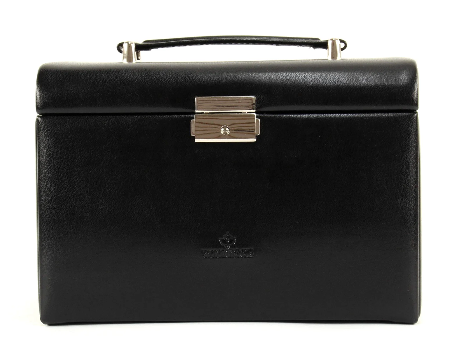 Windrose Szkatułka na biżuterię Merino Moda Jewelry Box Black czarna