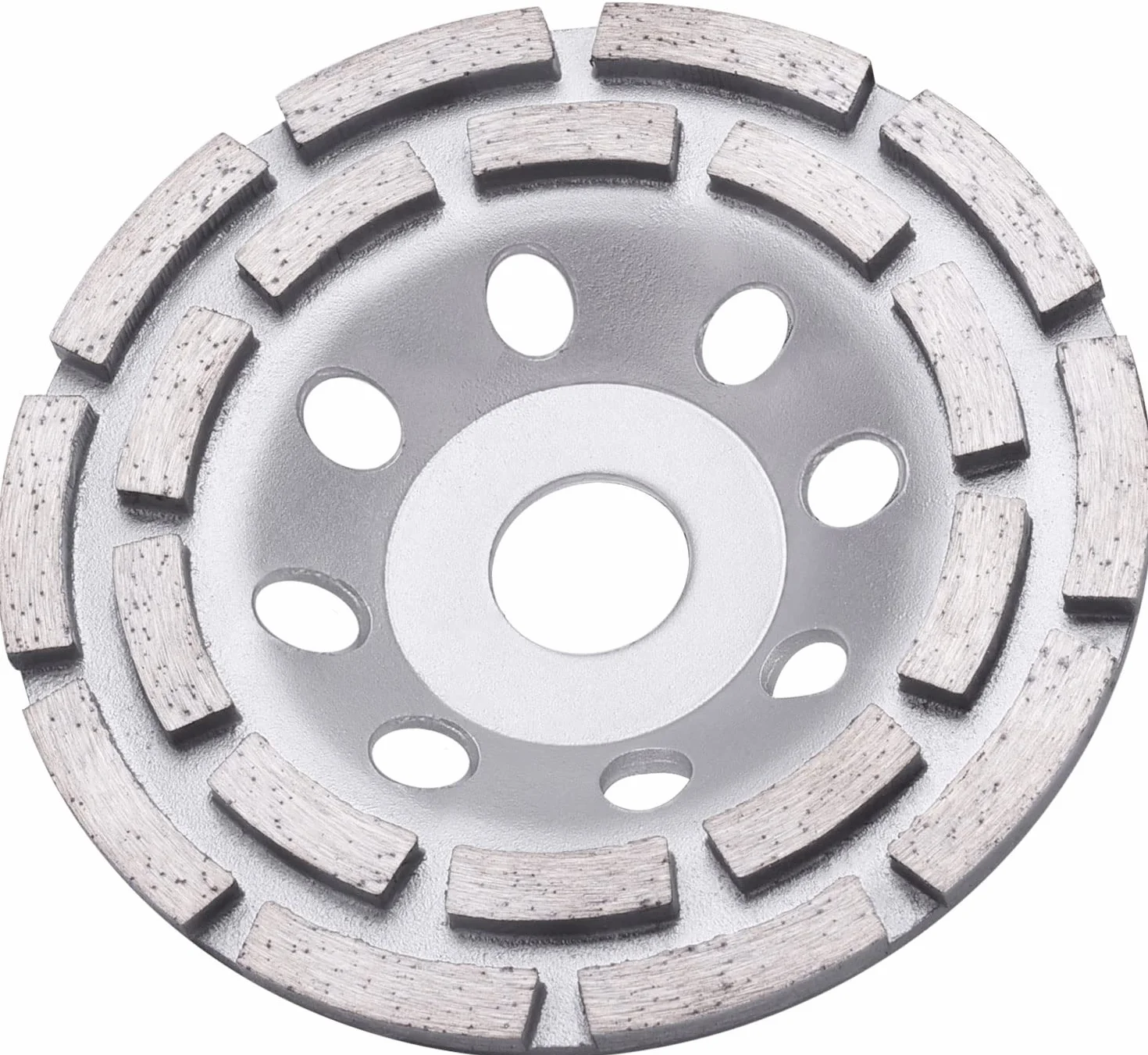 Tendak Premium diamentowa tarcza szlifierska standardowa 125 mm x 22,2 mm do betonu, gipsu, granitu, żywicy, kleju do płytek, kamienia naturalnego itp. (1 sztuka)