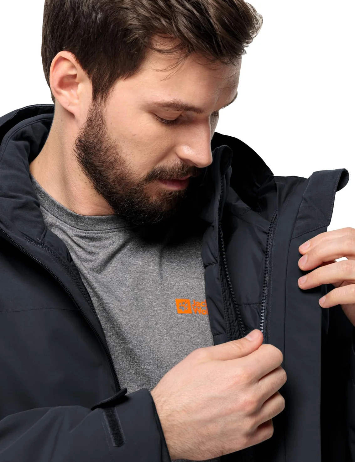 Jack Wolfskin Kurtka Mężczyźni Glaabach 3 W 1 Jkt M