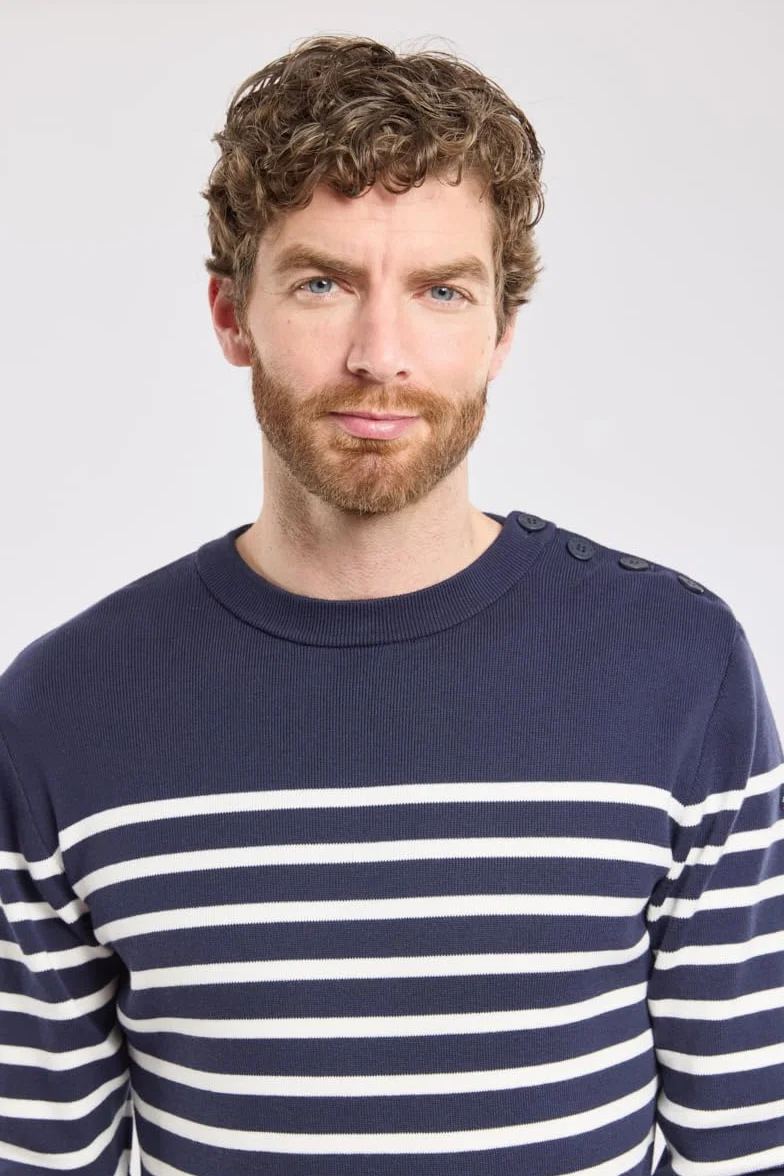 Armor Lux Męski sweter Pull Marin Groix Homme